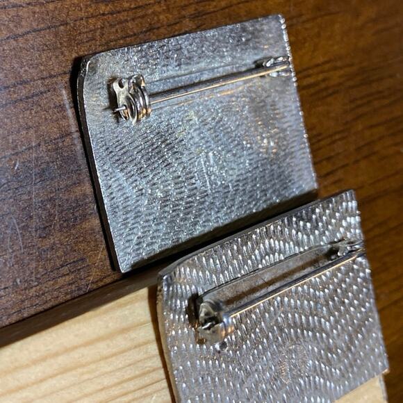 Vintage Badger Pass Ski Area Yosemite Silver Nastar pins lot 2 pinback souvenir - Picture 7 of 8